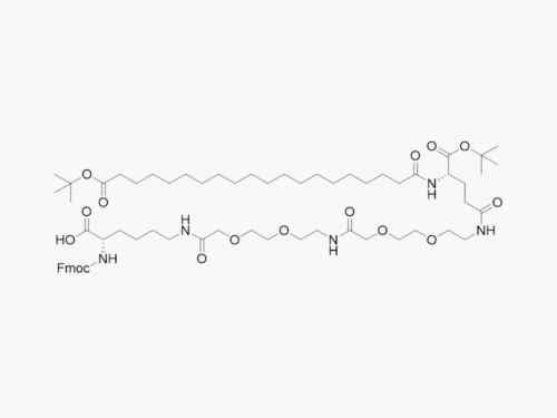 Fmoc-Lys(tBuO-ICO-Glu(AEEA-AEEA)-OtBu)-OH CAS No 2460751-66-8